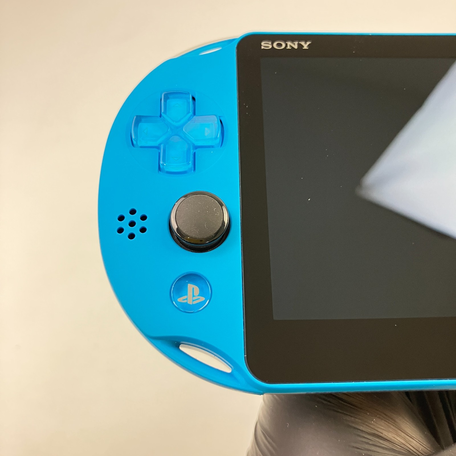 Excellent+ PS Vita PCH-2000 Aqua Blue Console Only PlayStation Region Free 3