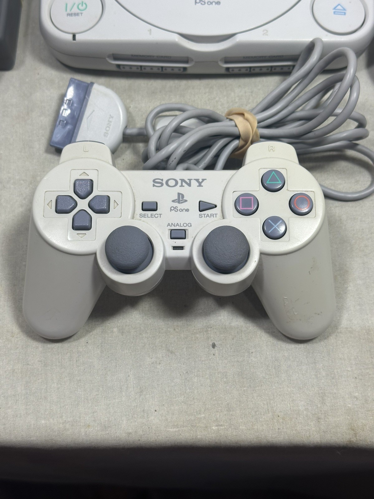 Sony PSOne Slim White Console PS1 (SCPH-101) Console System OEM Bundle – Tested