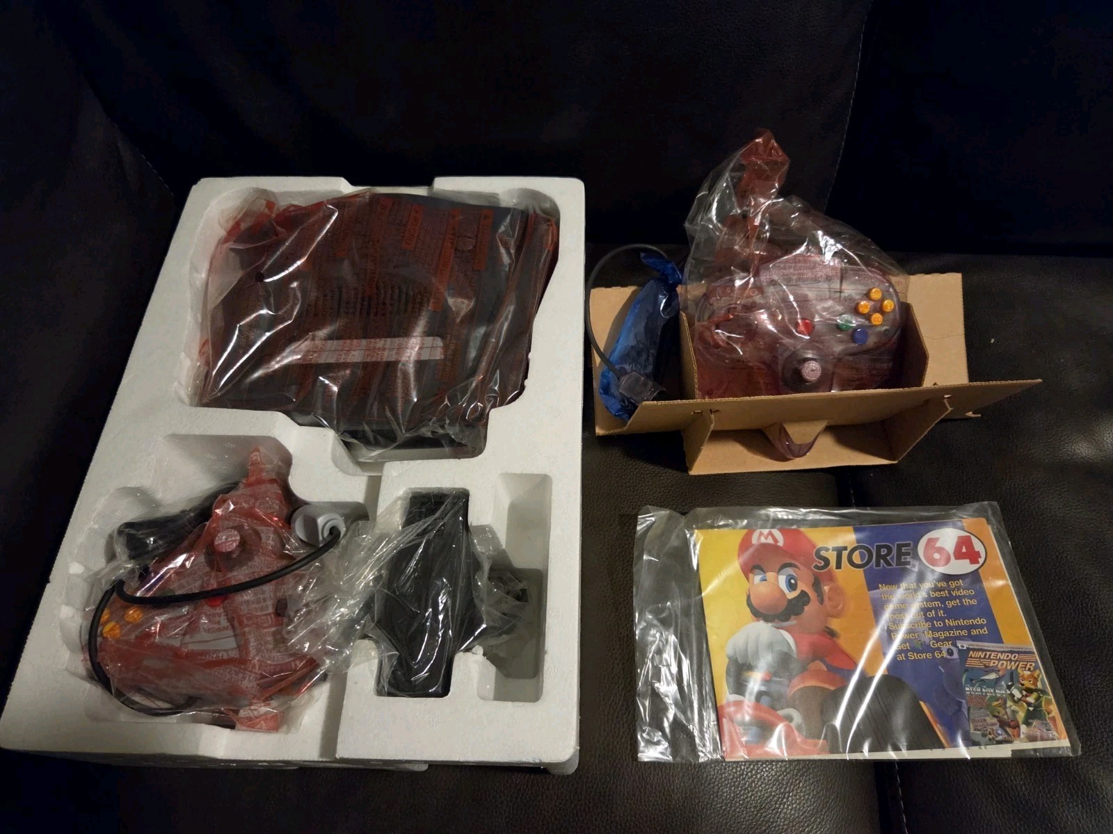 New Nintendo 64 N64 Console Atomic Purple Controller Bundle CIB Complete Unused