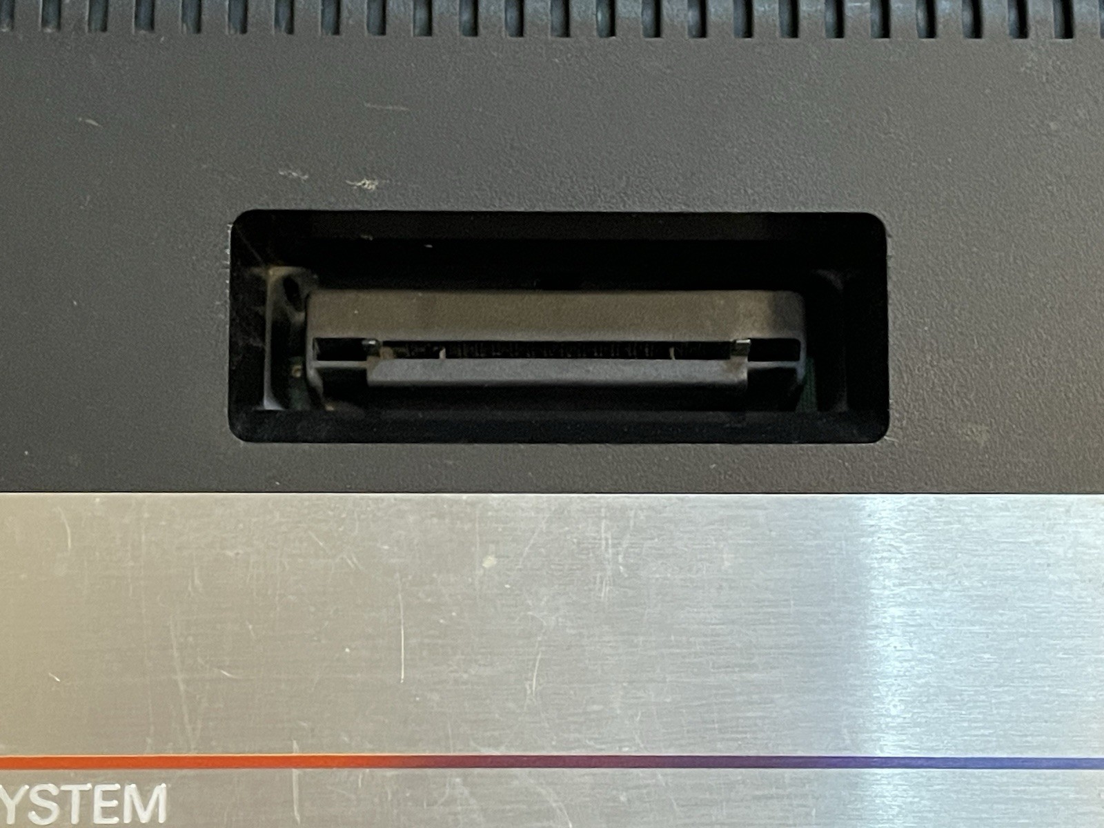 Atari 7800 Video Game Console 1 OEM Controller AV RF Adapter Cleaned Tested