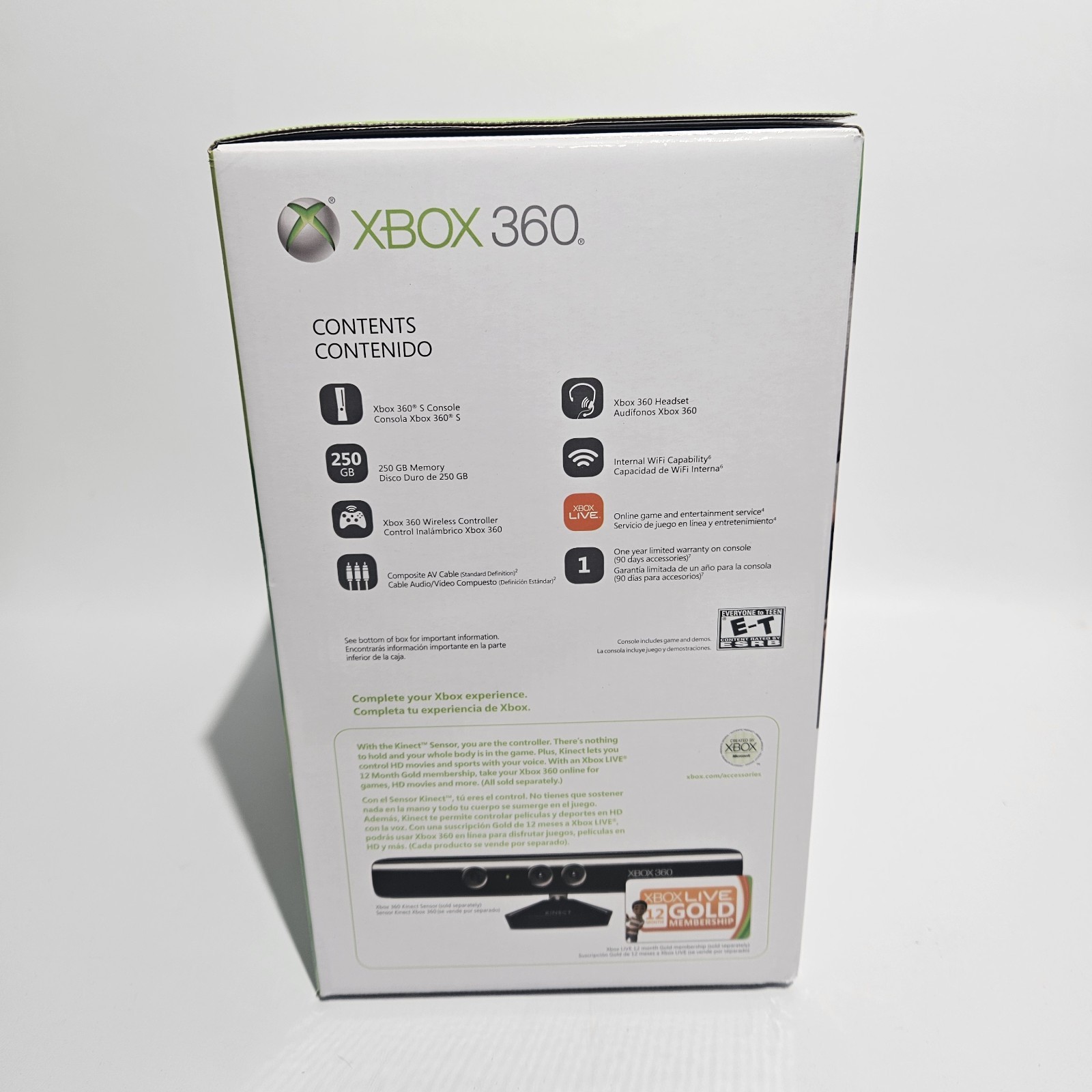 Microsoft Xbox 360 Slim S 250GB Console System Brand NEW Factory Sealed In Box