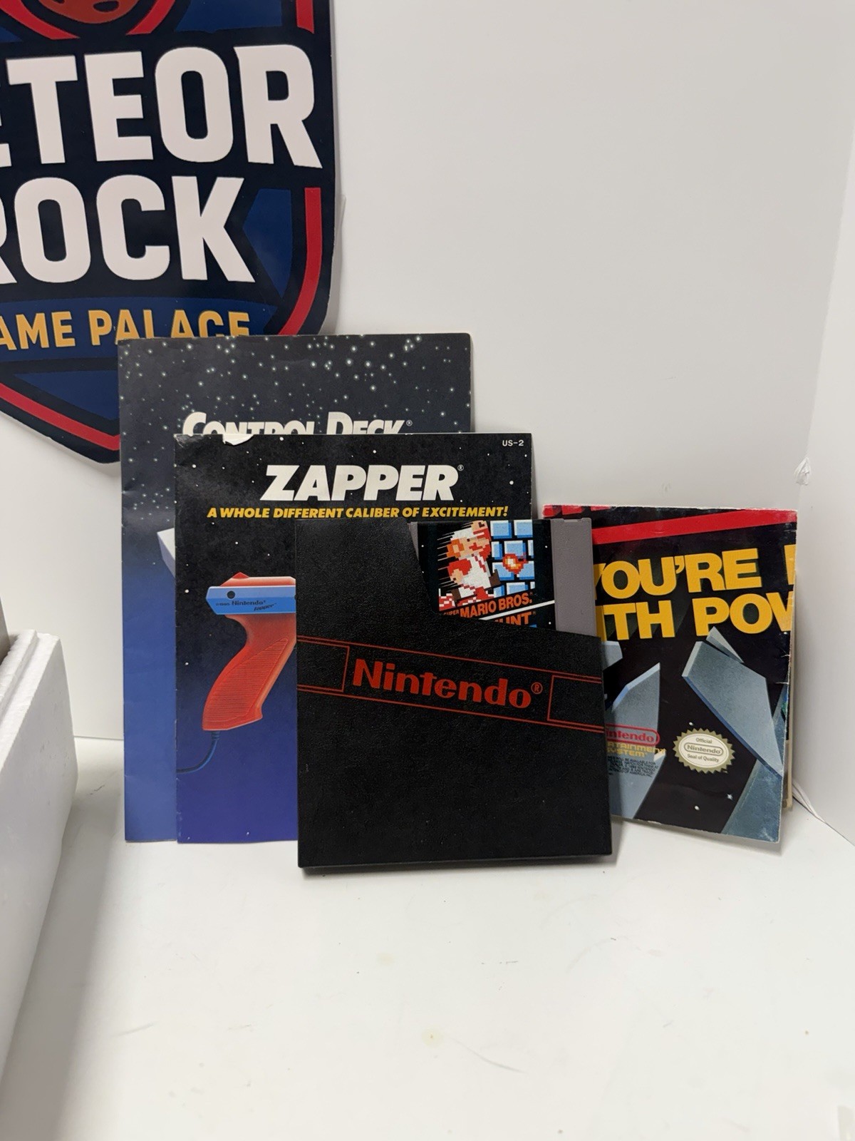 NES Nintendo Action Set Complete In Box Good Conditions With The Punisher Bundle