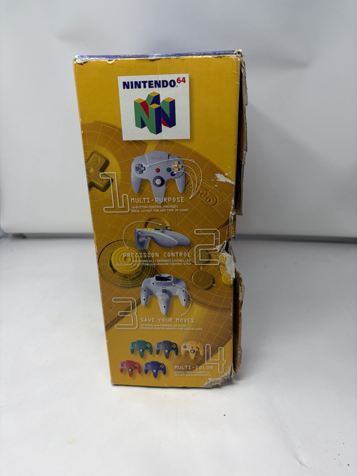 Nintendo 64 System N64 Console Charcoal Gray Tested Original Box