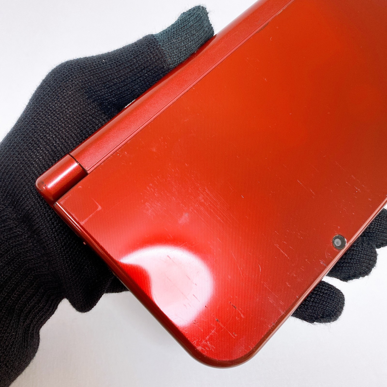 【Dual IPS】New Nintendo 3DS LL XL Metallic Red Console Stylus Japan Tested Rank A
