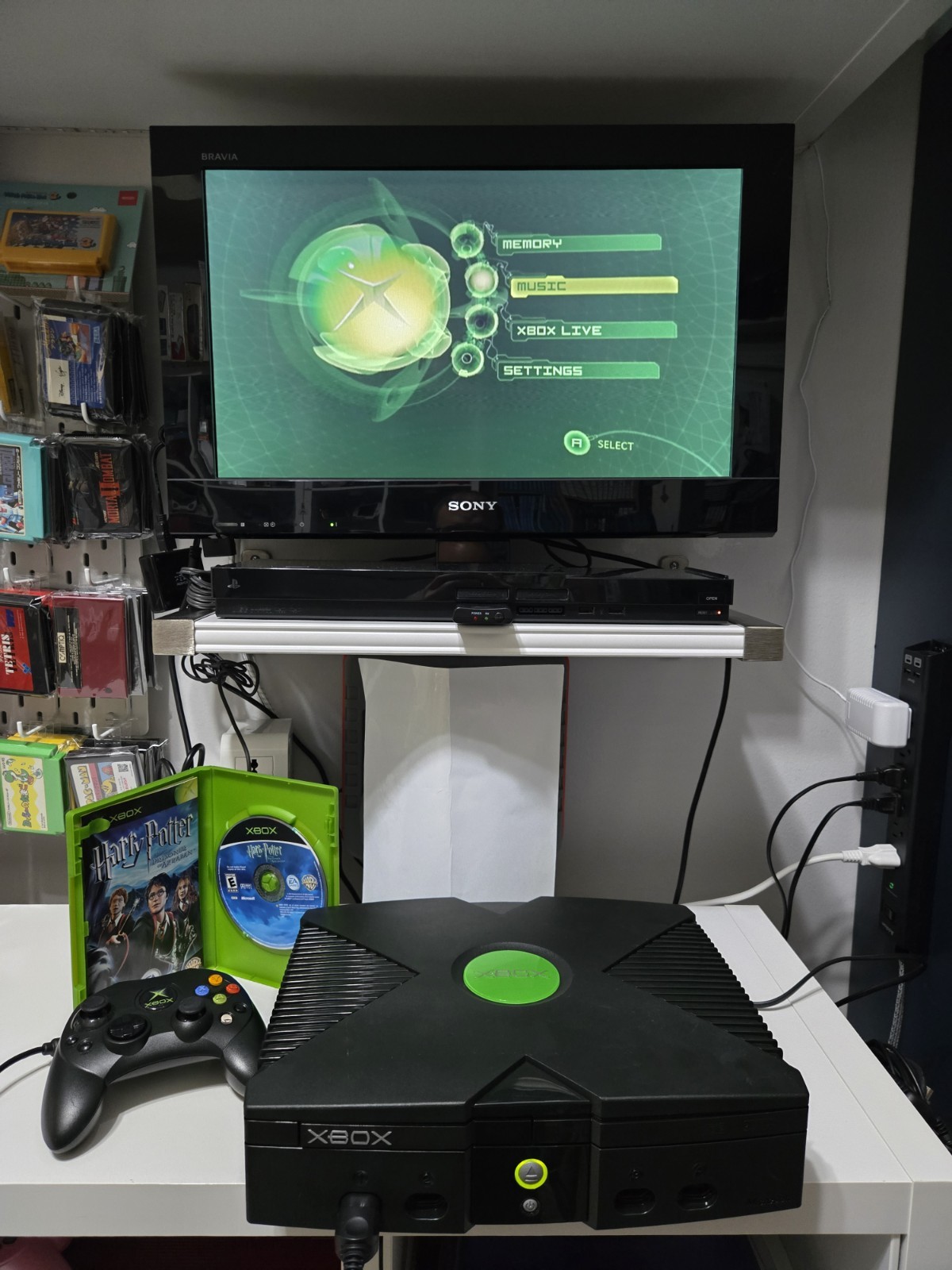 Microsoft Xbox OMG console Completely Cleaned with 1 Game and 1 Controller.