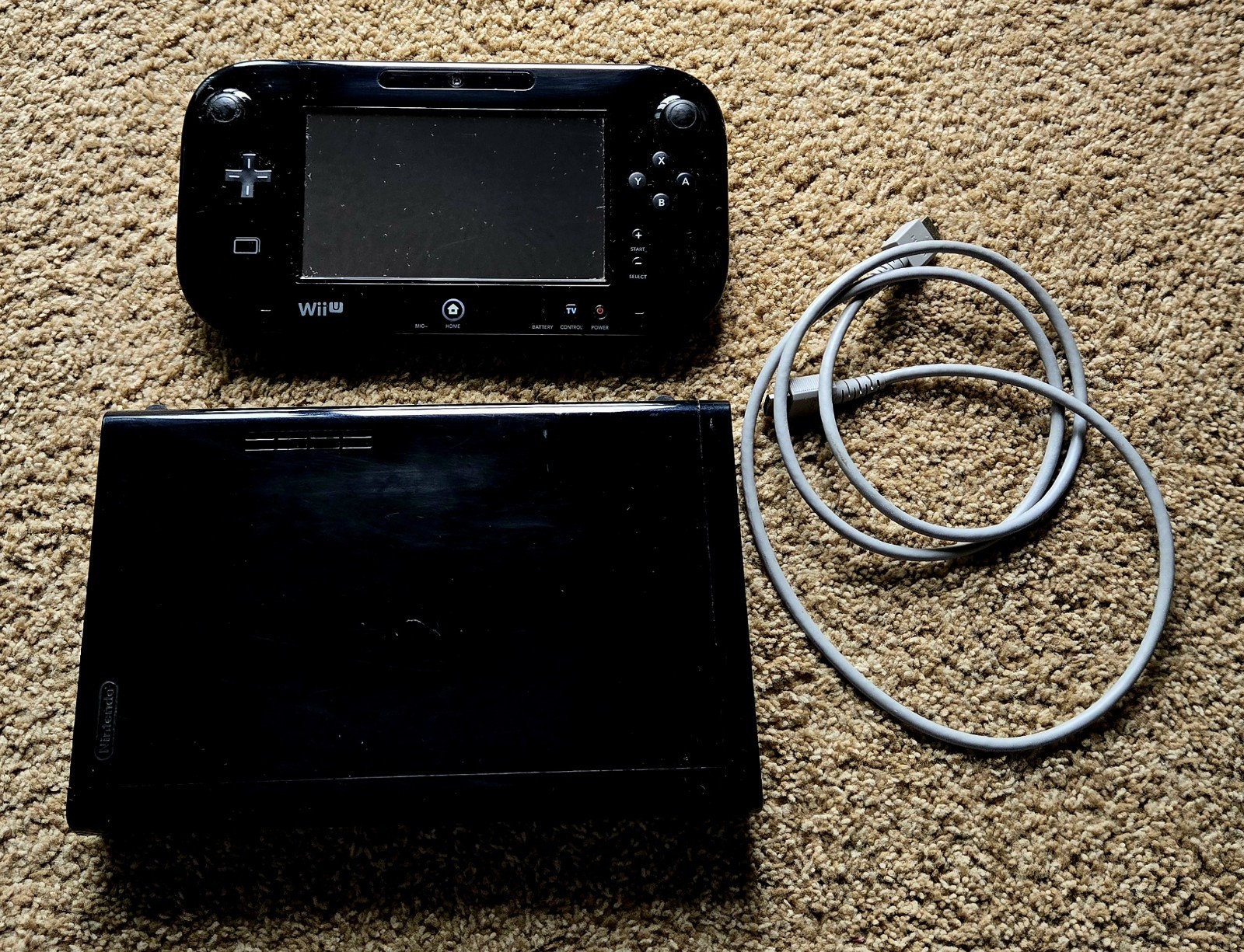 Nintendo Wii U Model WUP 101(02) 32GB With Gamepad No Power Adapter