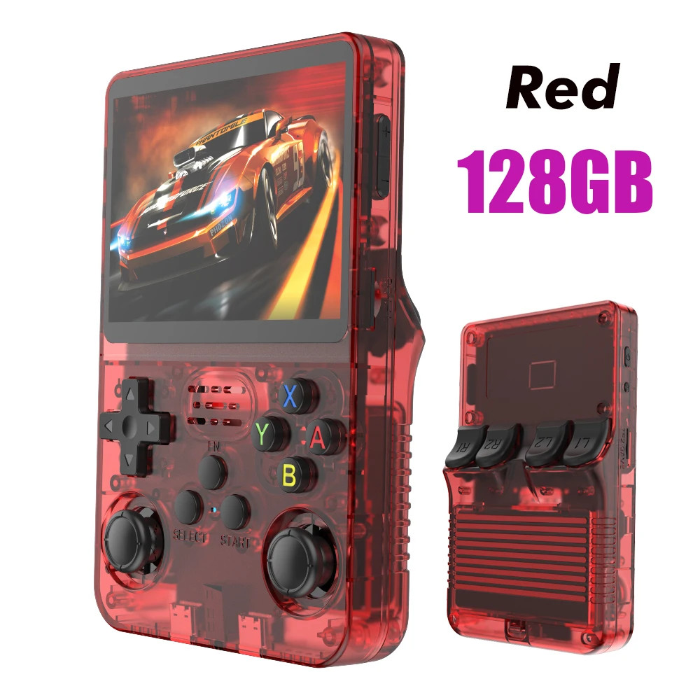 Retro Handheld Video Game Console Linux System 3.5 Inch IPS Screen R35S Pro