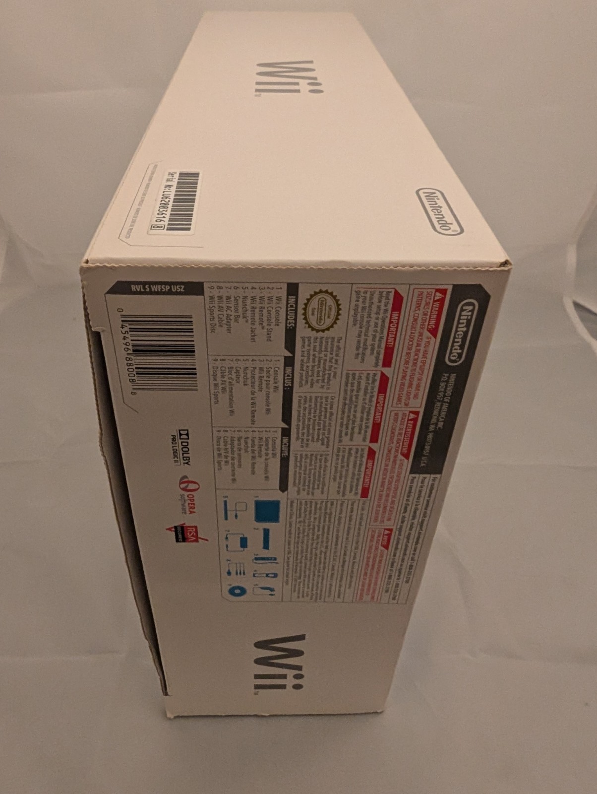 Nintendo Wii White Console Bundle RVL-001 BRAND NEW Never Played Open Box