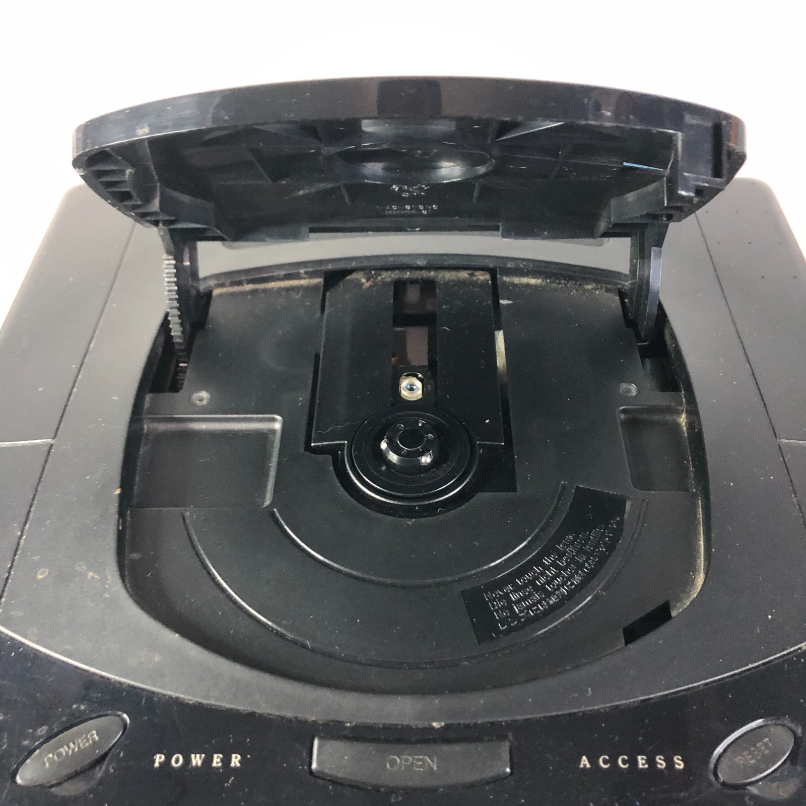 Sega Saturn MK-80000 Console, Control, Game FOR PARTS OR REPAIR Reads Some Disc