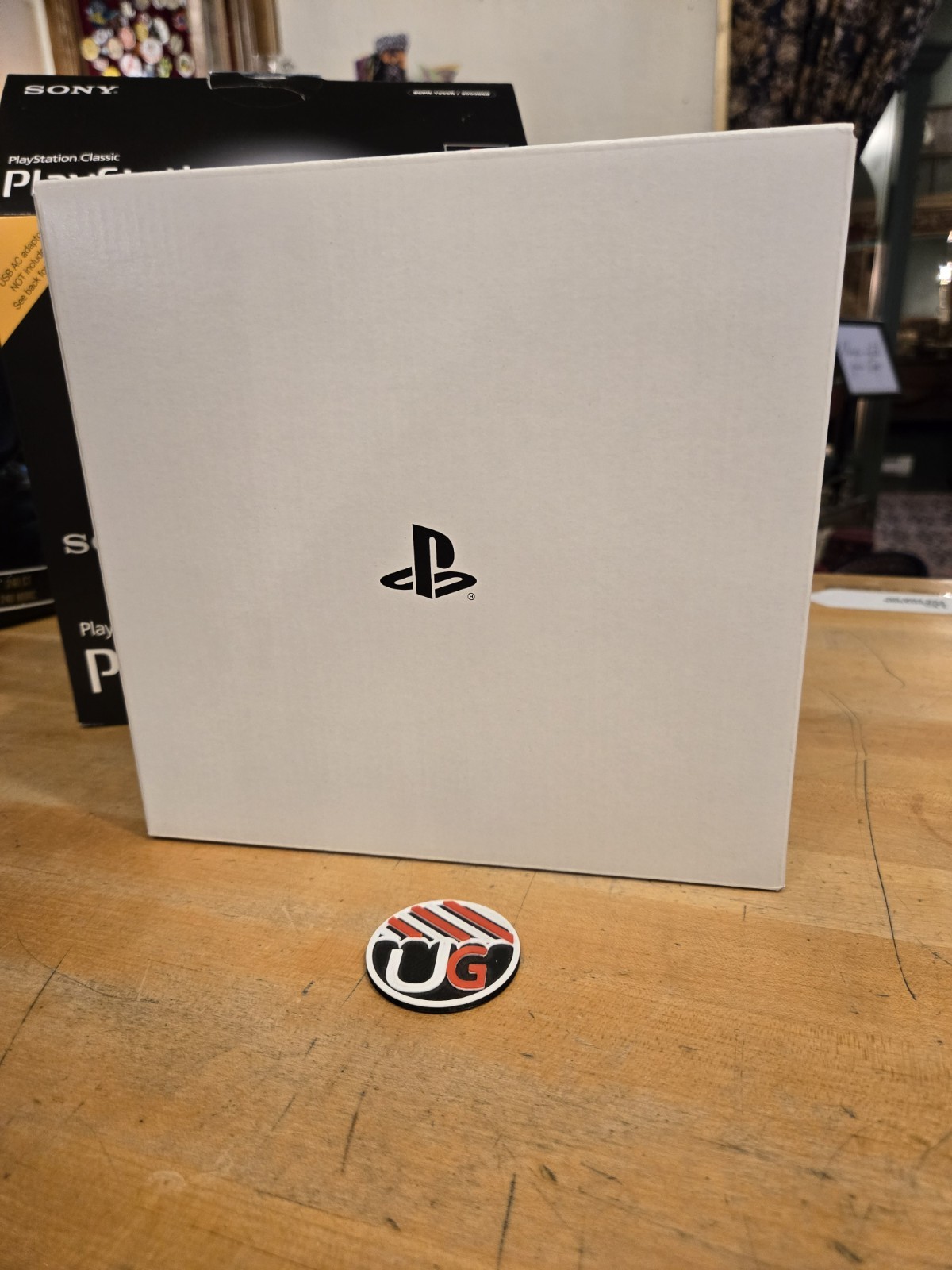 BOX ONLY Sony PlayStation Classic Mini 2018 Edition Video Game Console PS1