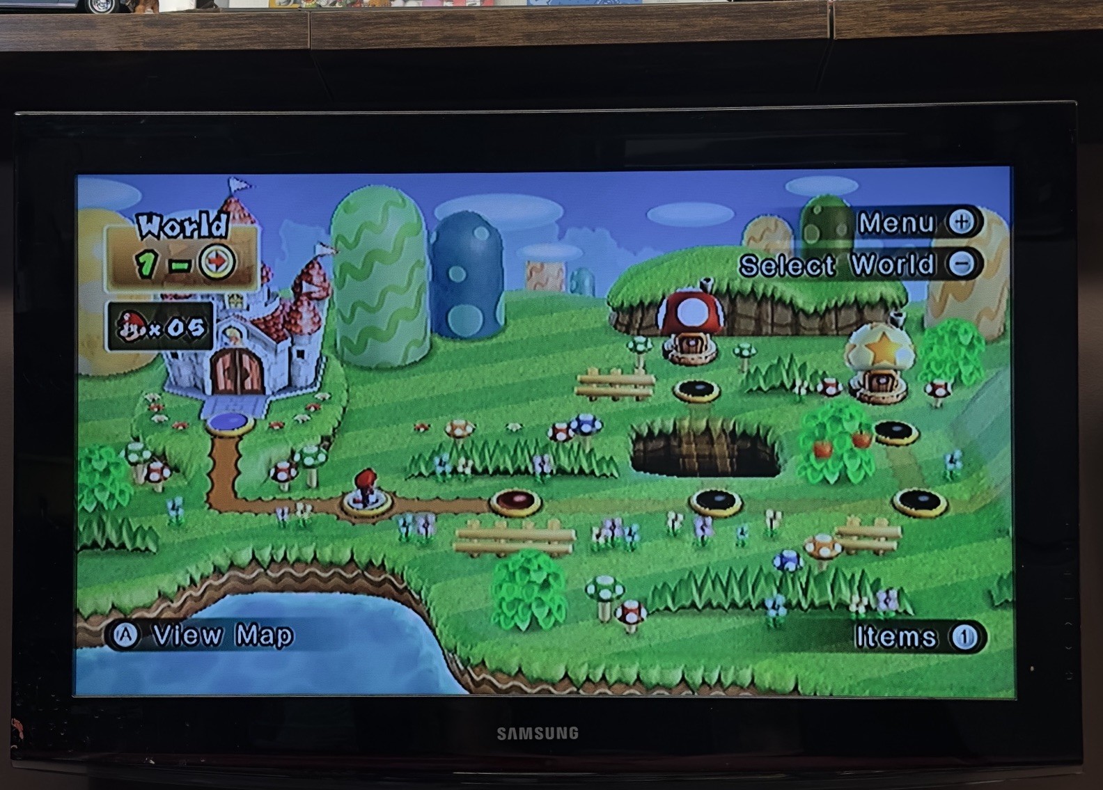 Nintendo Wii RVL-001 Console Bundle TESTED Controllers Super Mario Bros Manuals