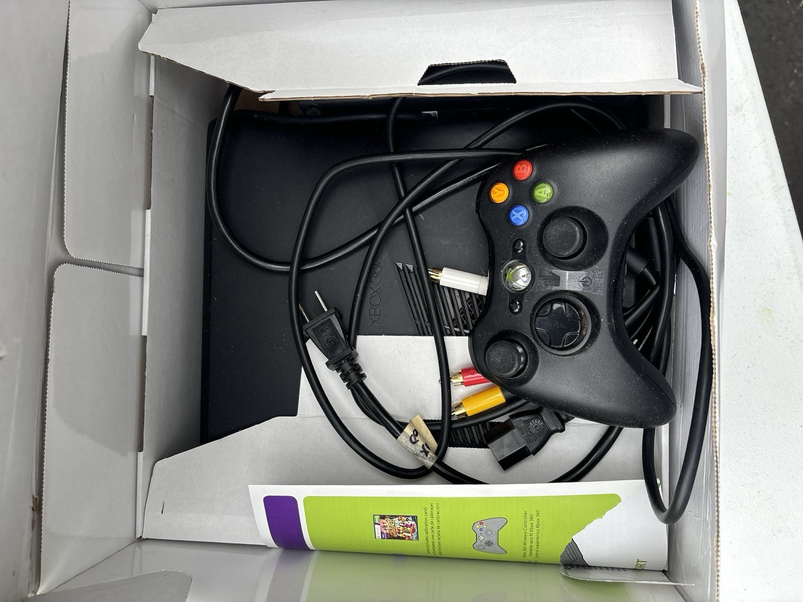 Microsoft Xbox 360 S Gaming Console and Kinect 4gb In Box Tested Look