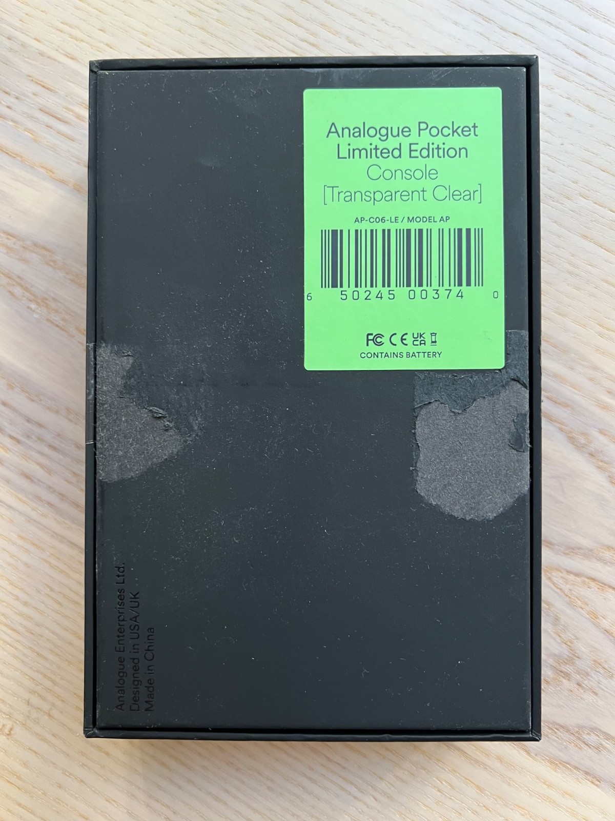 Analogue Pocket Transparent Clear Limited Edition – Complete in Box!