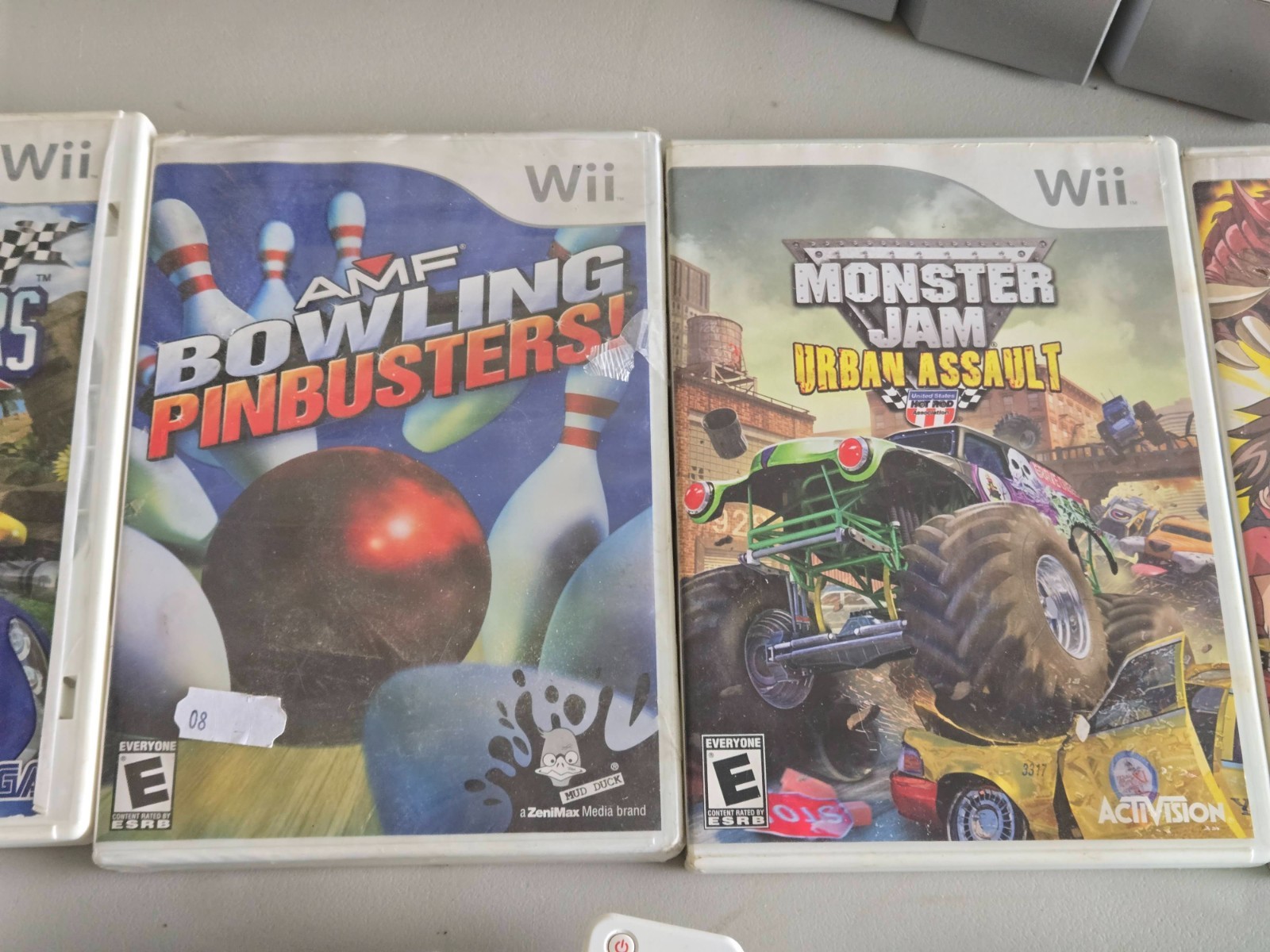 Nintendo Wii 3 Consoles Remotes w/ 10 Games Controllers Mario Sonic HUGE LOT