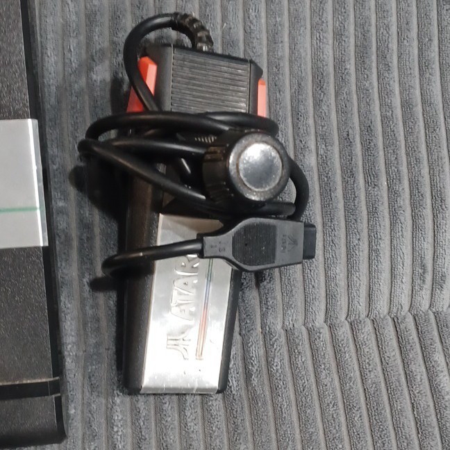 Working Atari 7800 Pro System Console w/ Controllers Power & Connector Cable.