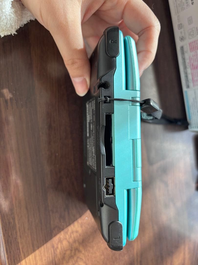 With Box Nintendo DS Console Accessories Turquoise Blue
