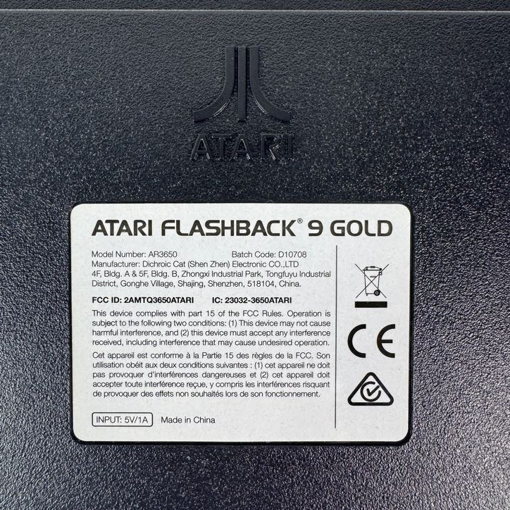 Atari Flashback 9 Gold HD Console w/ 120 Built-in Games – Tested Working