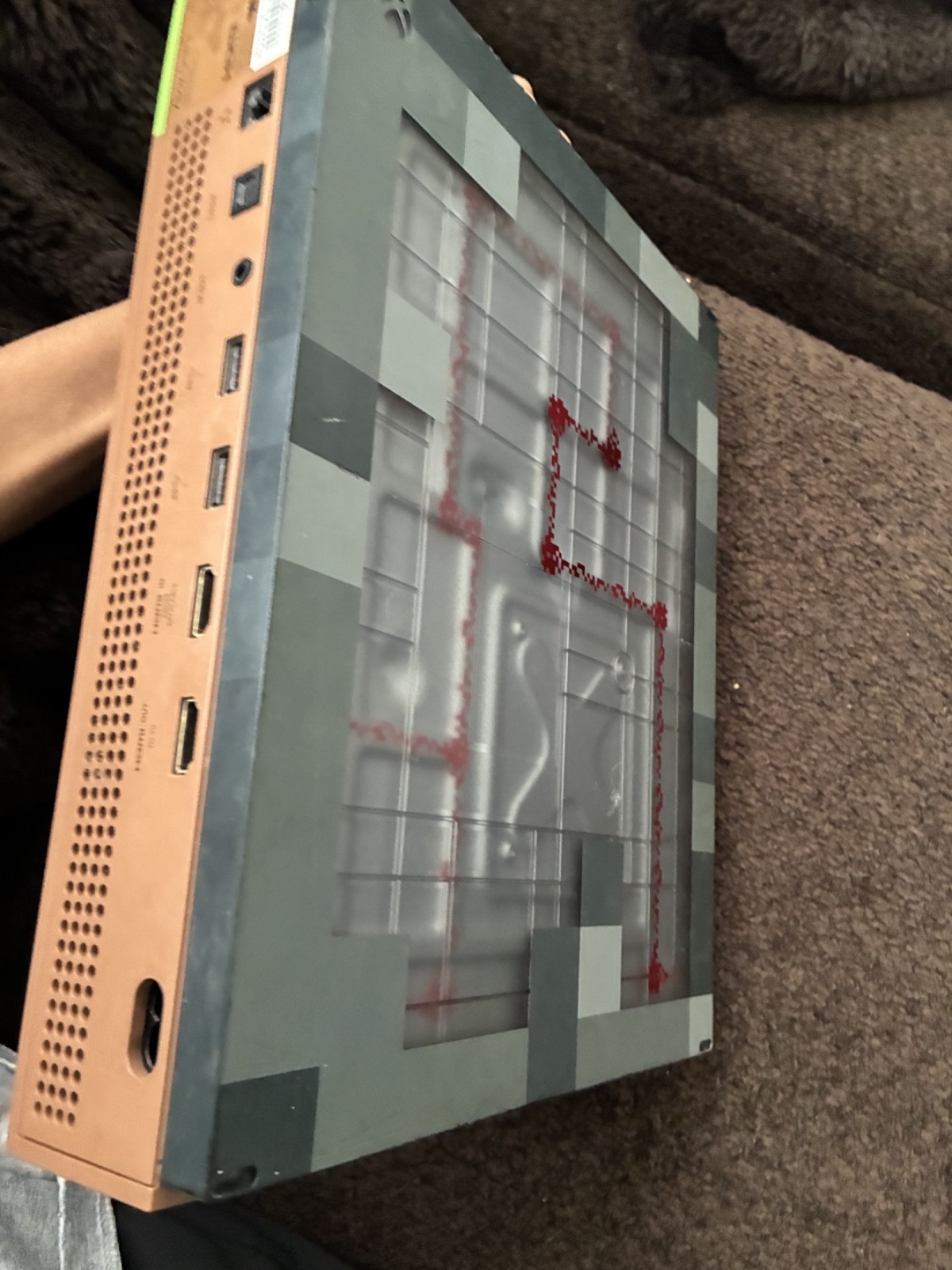 xbox one s 500gb, minecraft edition.
