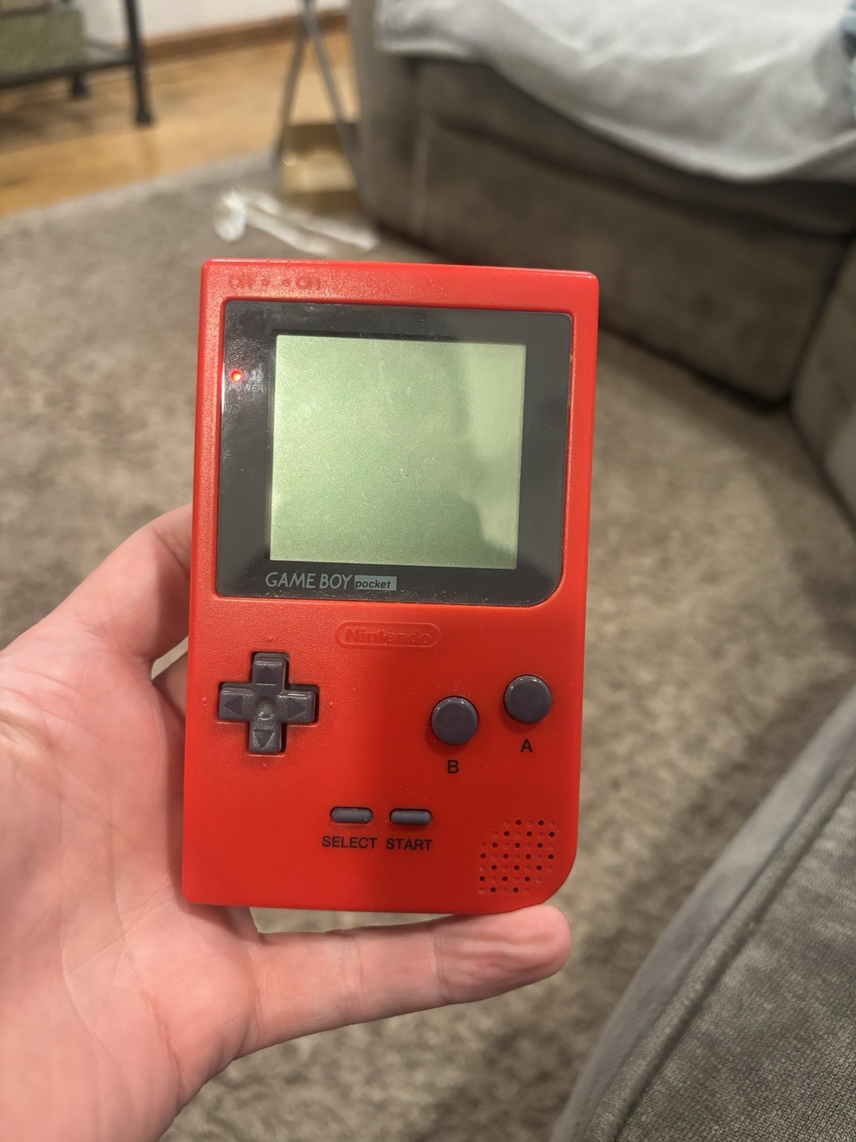 Nintendo MGB001 Game Boy Pocket – Red Tested