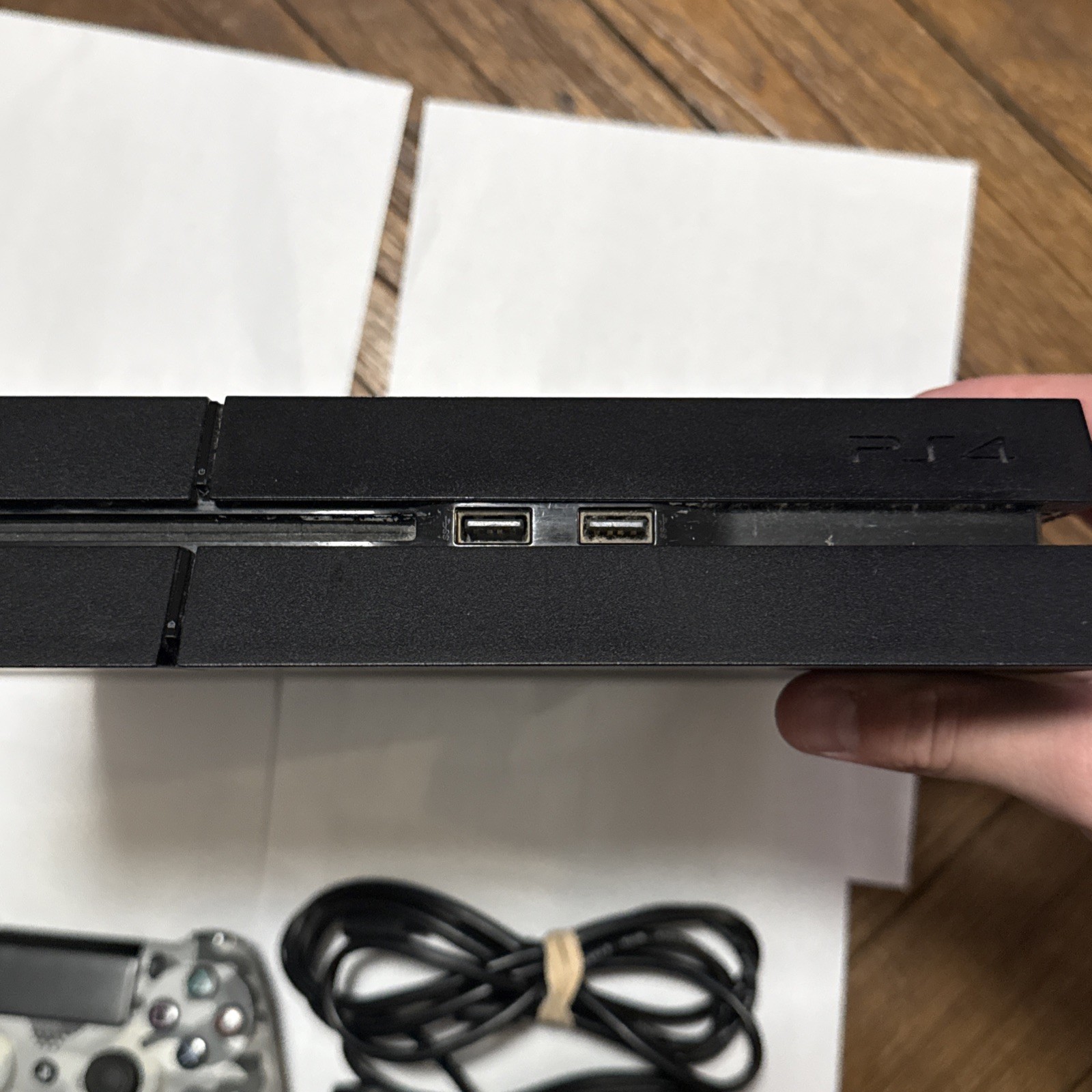 Sony Playstation 4 500GB Black Console PS4 W/ Controller & Cords Tested Working!
