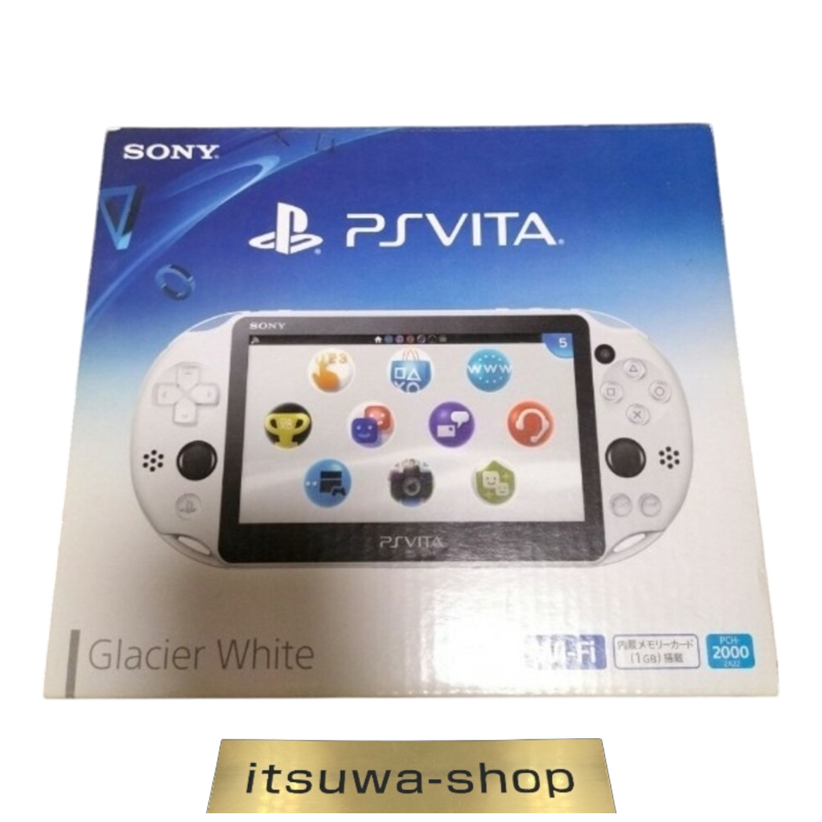 PSVita 2000 Console Glacier White 5926 From Japan Rare! TOP MINT