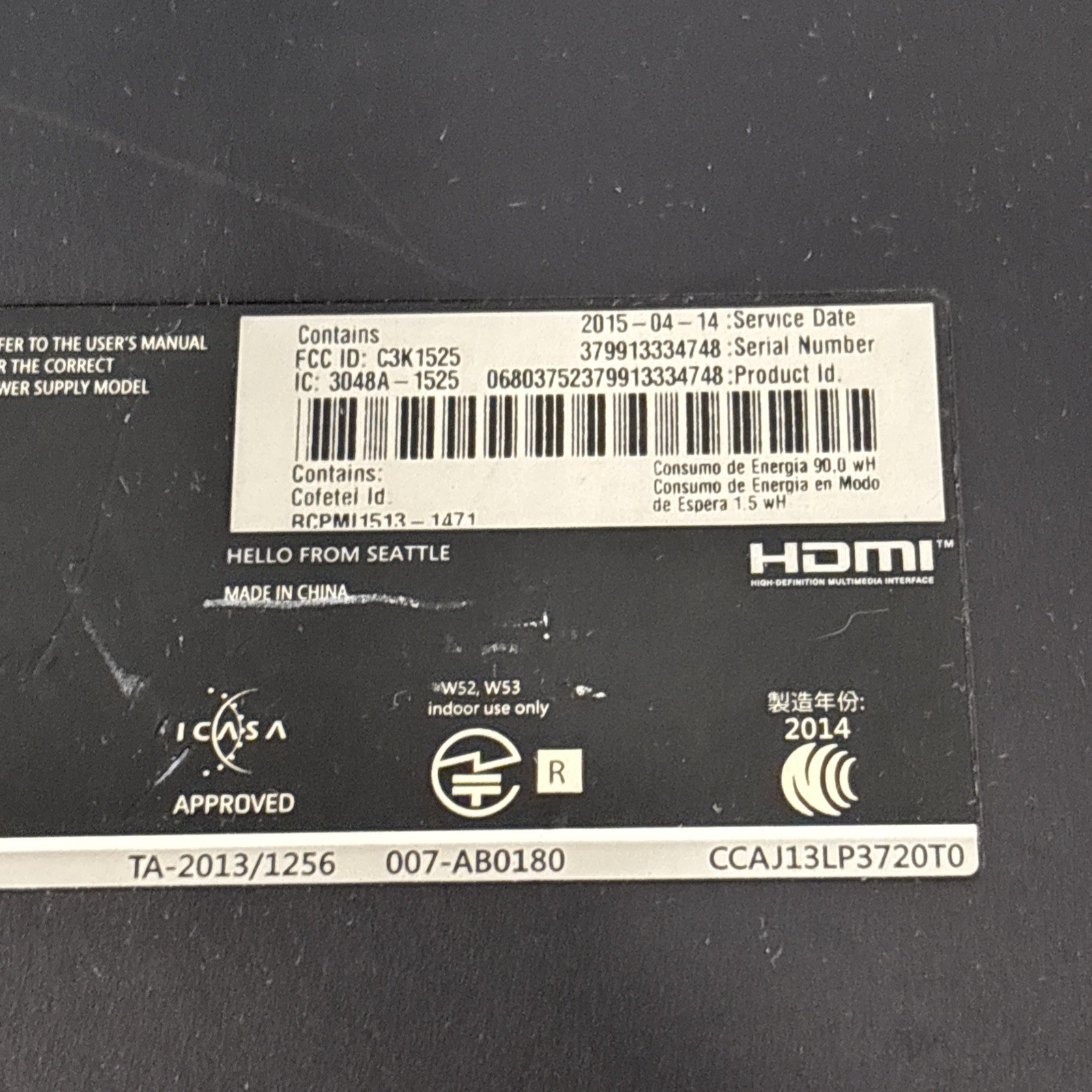Microsoft Xbox One 500GB Console Only – UNTESTED – Black Consider For Parts🔥