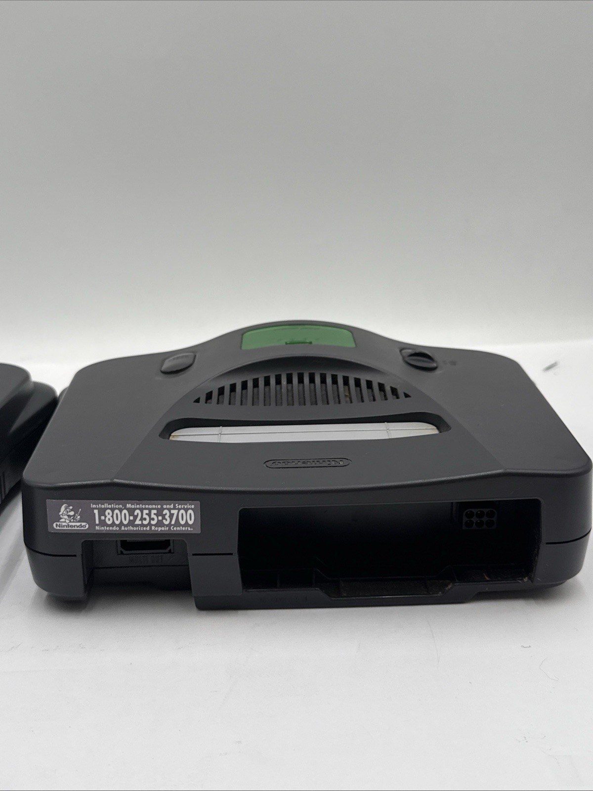 Lot Of 2 Nintendo 64 Charcoal Gray N64 Console Only For Parts Or Repair