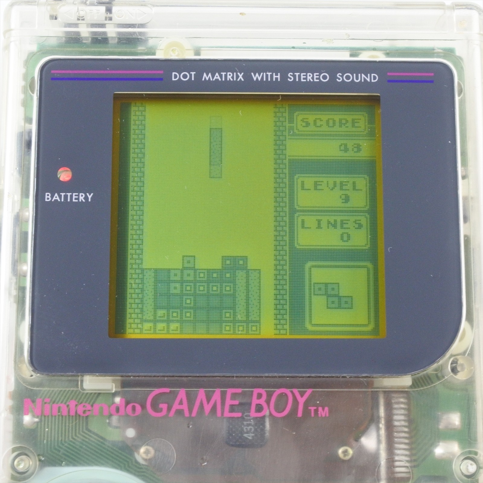 Gameboy Bros. CLEAR Console DMG-001 Boxed Original Classic Nintendo CHINA 036 gb
