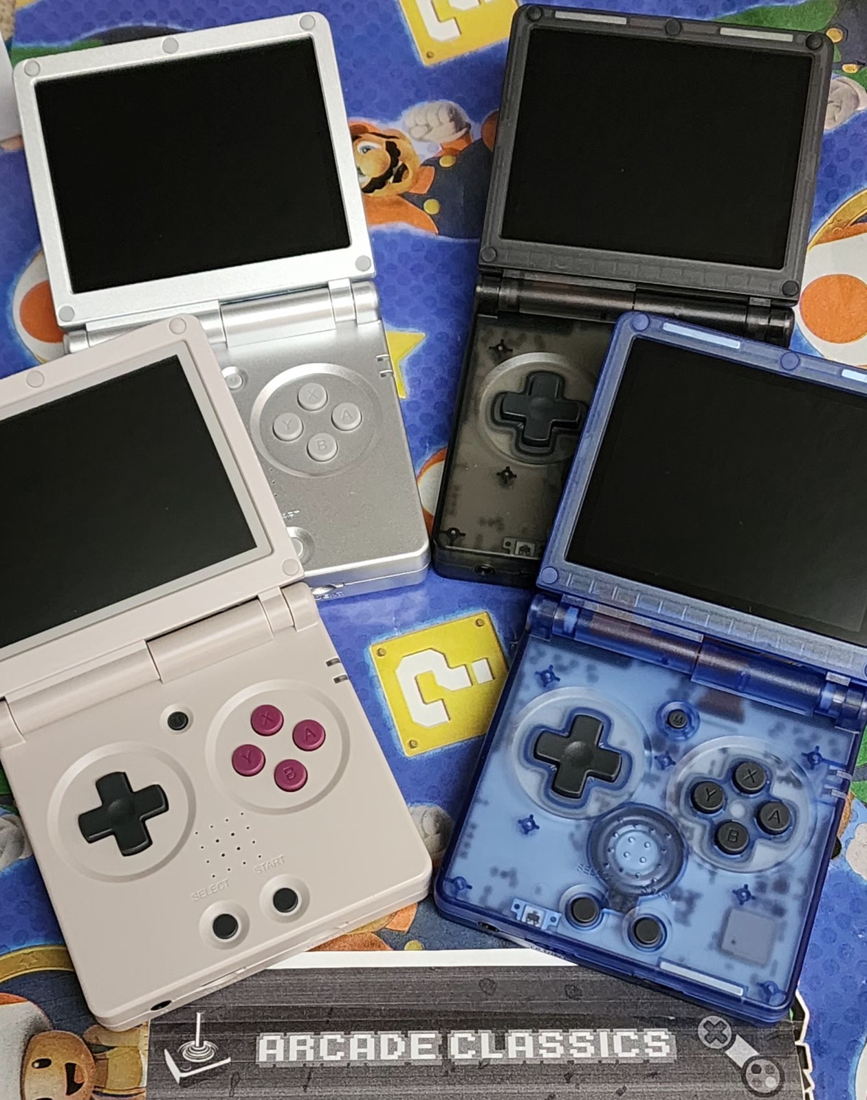 New Anbernic RG35XX SP + Case 128GB clamshell GBA SP Retro Gaming Console