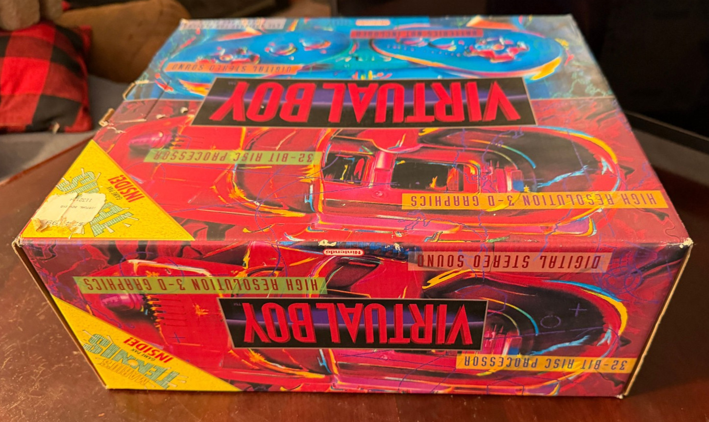Nintendo Virtual Boy Console CIB w/AC Adapter, 5 games, Near Mint Cond