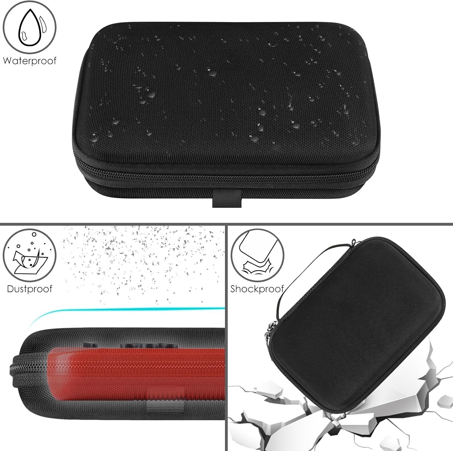 Stylish Portable Game Console Case with Hard Shell – Ideal for Travelers