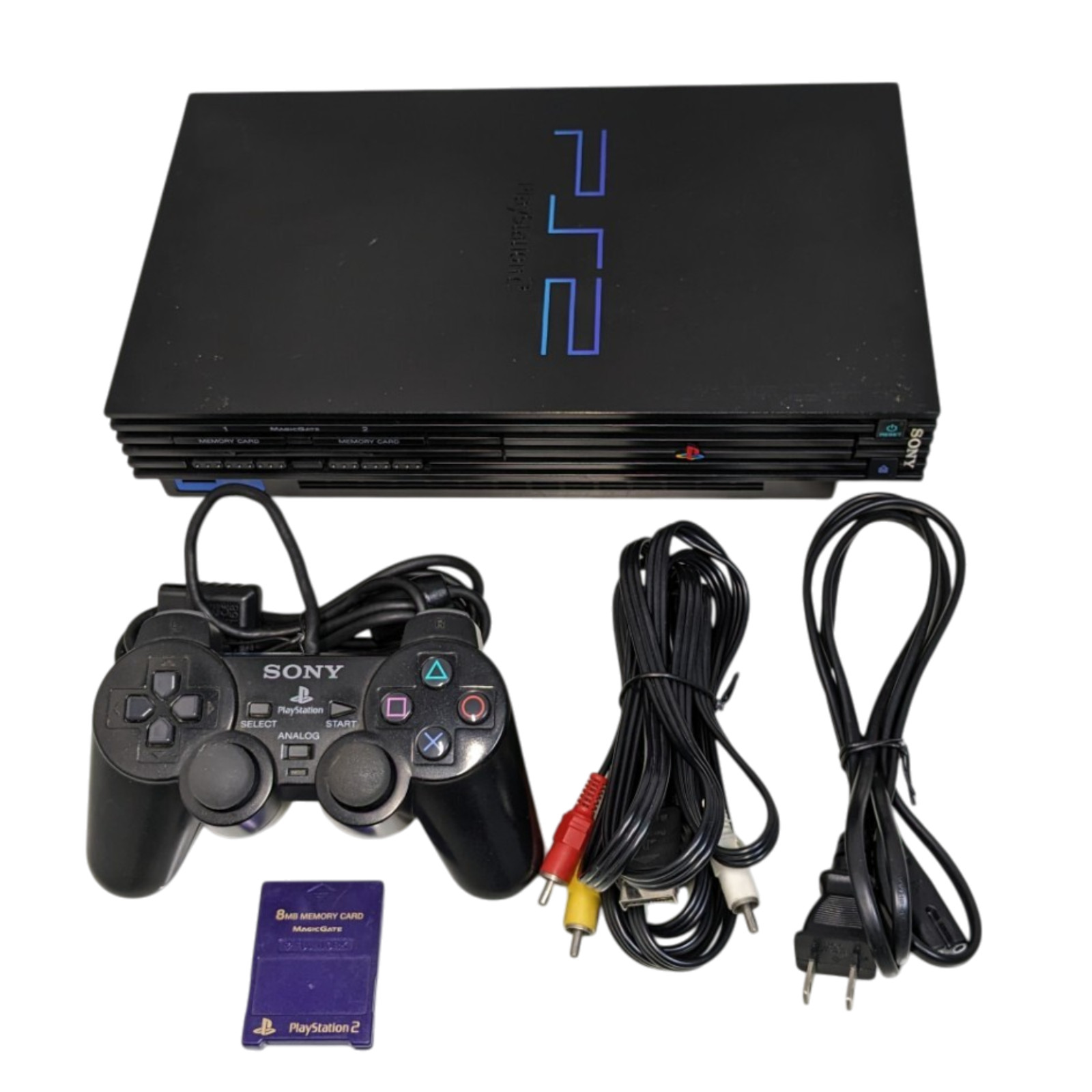 Sony PS2 Console SCPH-39000 NTSC-J Tested Working Controller Cable