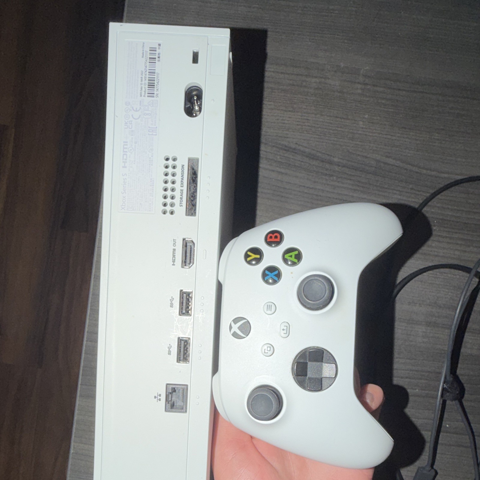 Microsoft Xbox Series S 512GB White Console w/ Wireless Controller, Power, 1440p