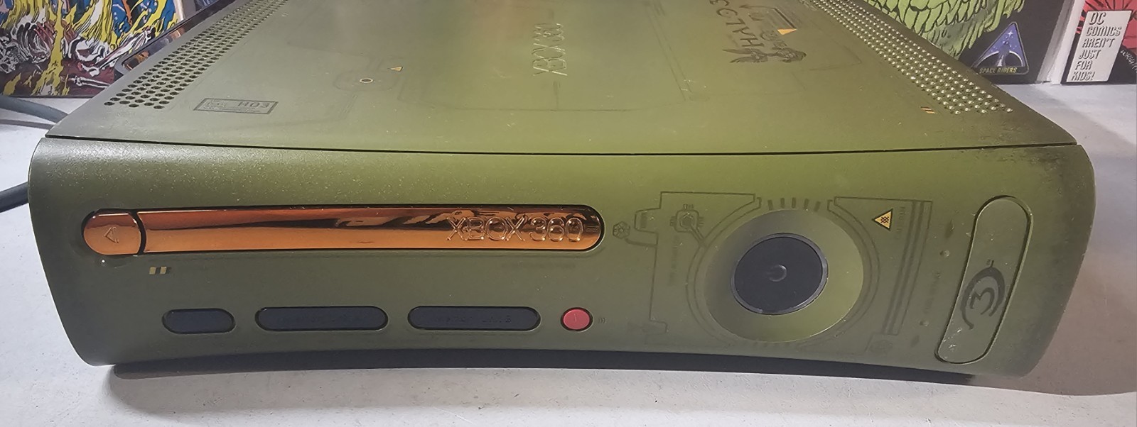 Xbox 360 Halo 3 Edition Console Power Supply 2 Red Lights Overheating As Is