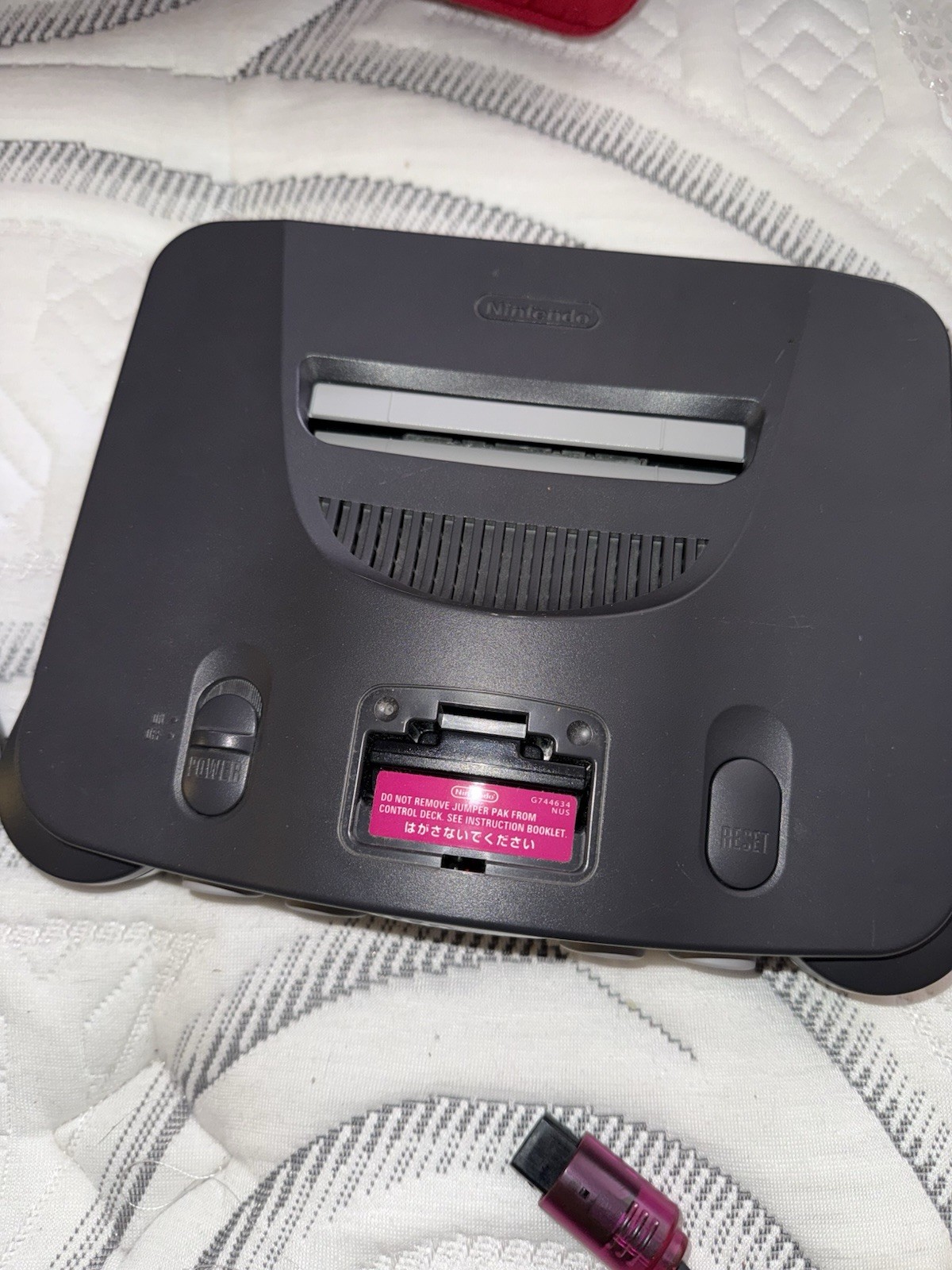 Nintendo 64 NTSC-J w/ accessories memory expansion region freed read description