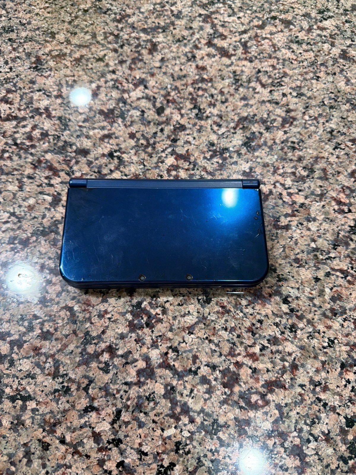 Nintendo New 3DS LL 4GB Handheld Gaming System – Blue – Decent Condition