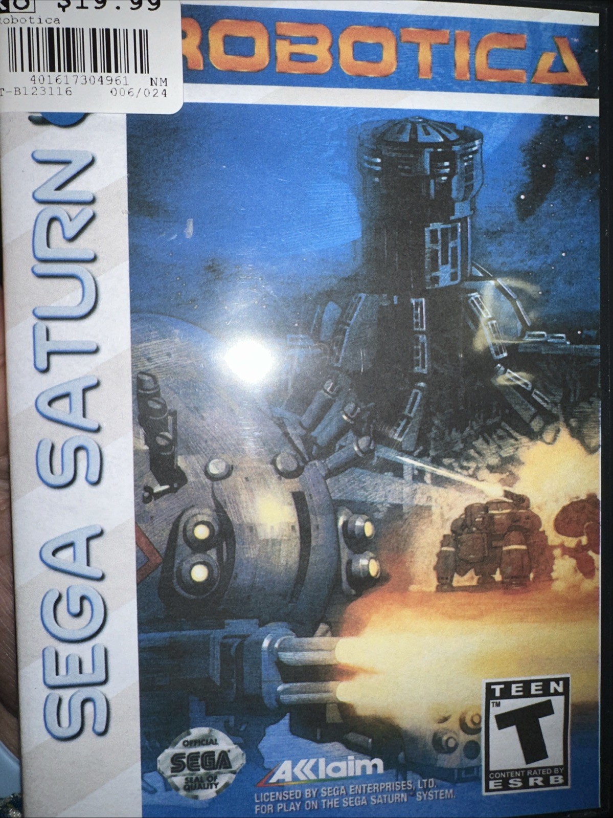 Sega Saturn Console In Original Box Working 3 Games Sampler CIB 2 Controller’s