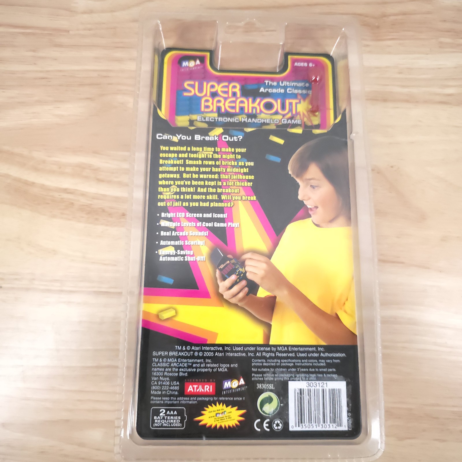 2005 Super Breakout Atari MGA Classic Arcade Electronic Handheld Game – New NIP