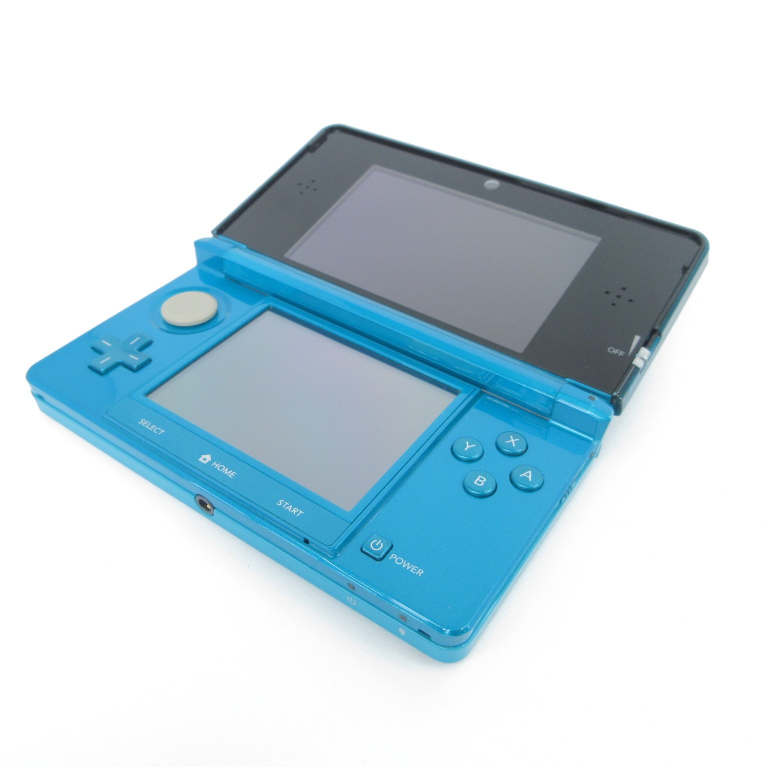 【Excellent】Nintendo 3DS Aqua Blue Console Japanese Edition #DEN0214/07