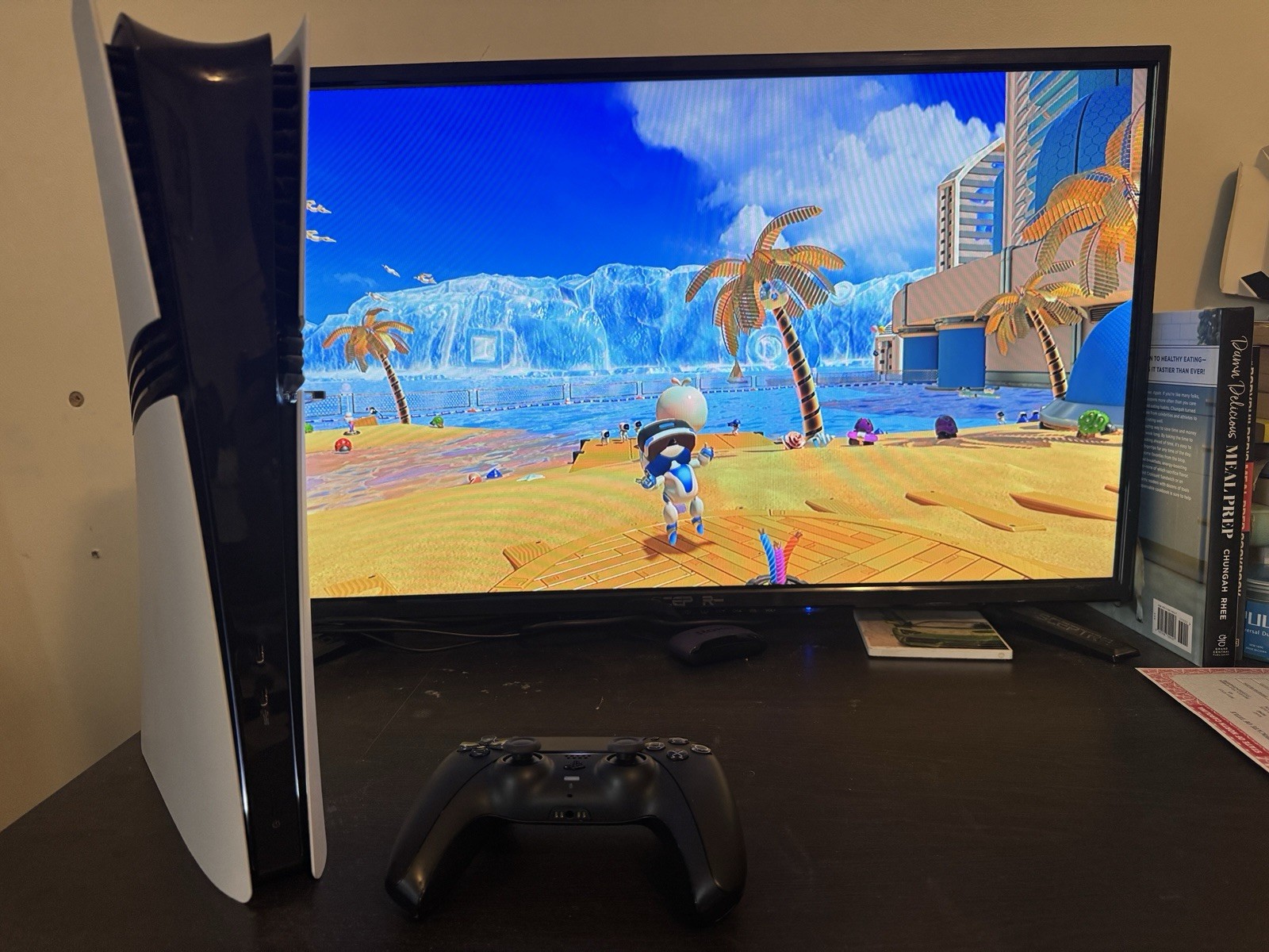 Sony PlayStation 5 Pro PS5 2TB White Console Gaming System + Black Controller