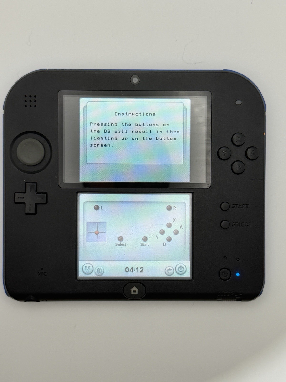 Nintendo 2DS Launch Edition Blue and Black Handheld System – Black/Blue