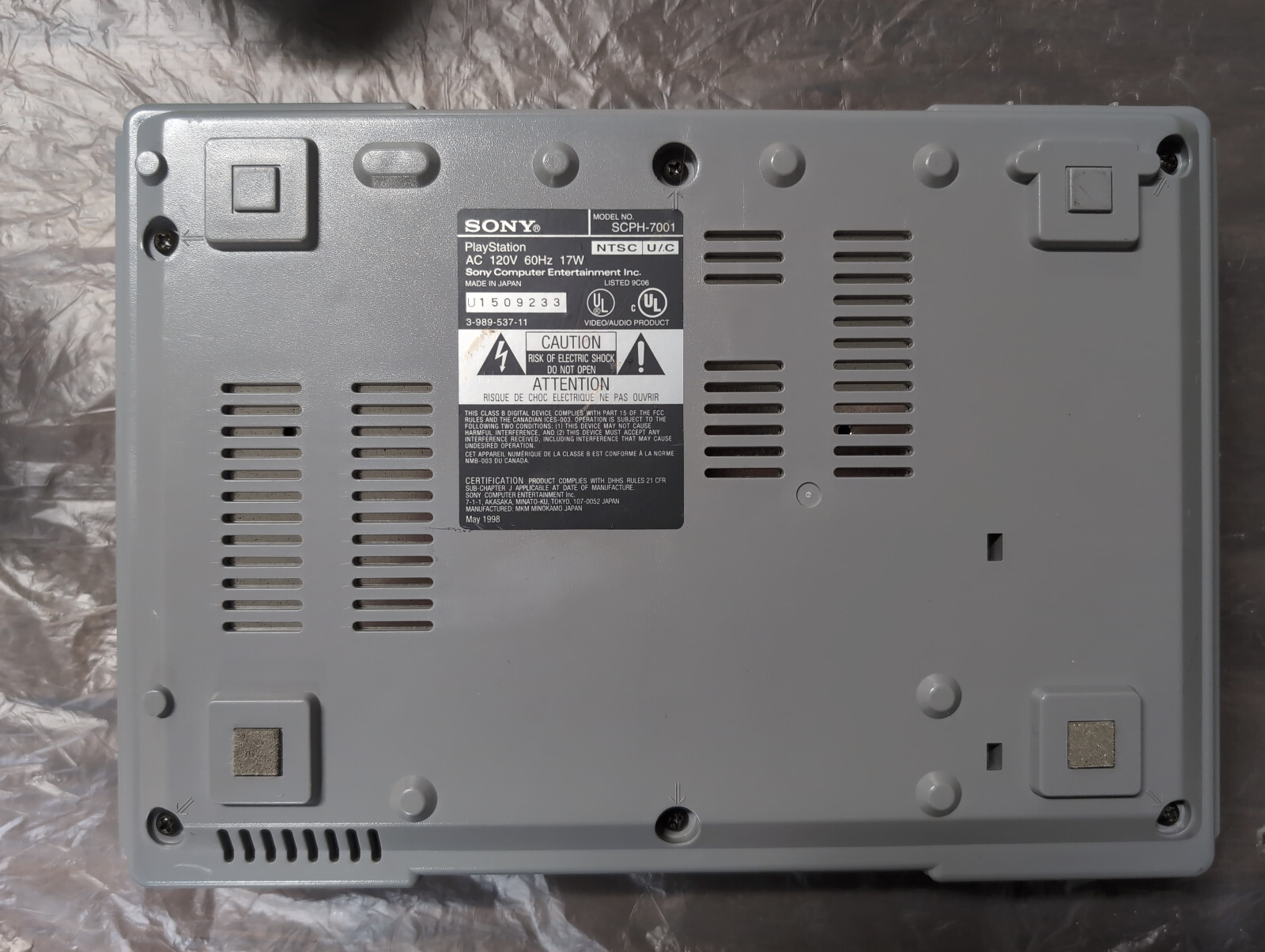 Sony Playstation 1 SCPH-7001, Fully Mended & Tested Working