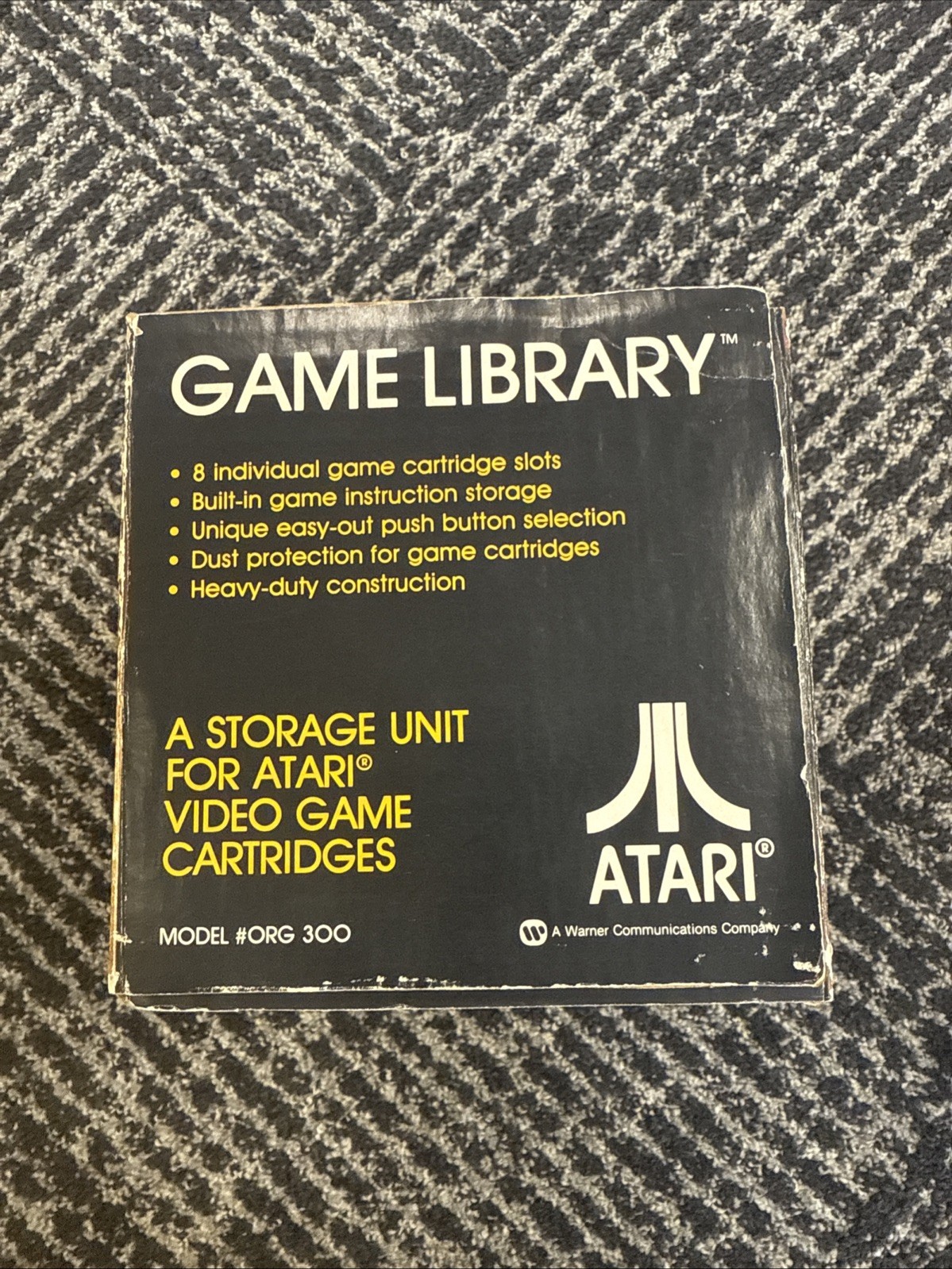 Storage Unit For Game Cartridges