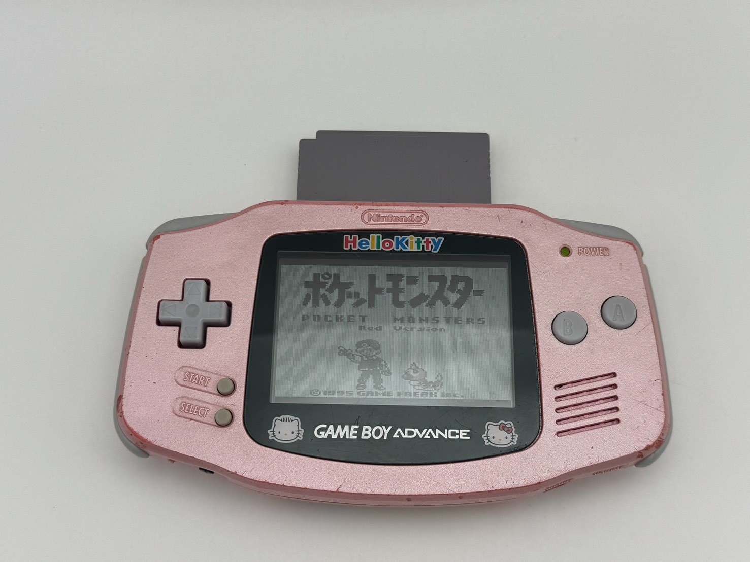 Nintendo Game Boy Advance Hello Kitty Pink Limited Edition GBA TESTED JAPAN 15+
