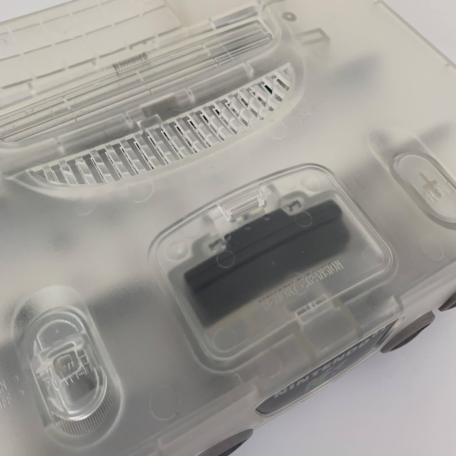 NEW Nintendo 64 N64 Limited Clear Crystal White Custom Console W/ New LED Rare