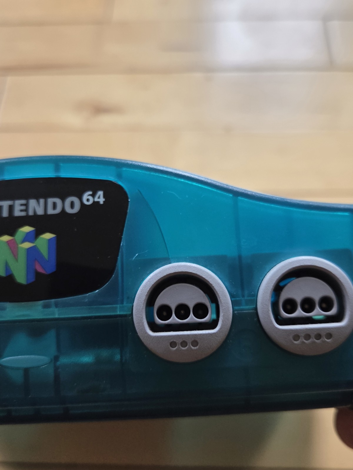 Nintendo 64 N64 Funtastic Ice Blue Console w/ OEM Controller only