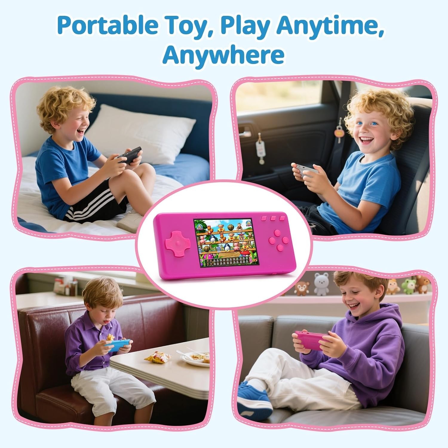 TV Game Console,Retro Video Games Console for Kids Adults Built-in 200 Classic T