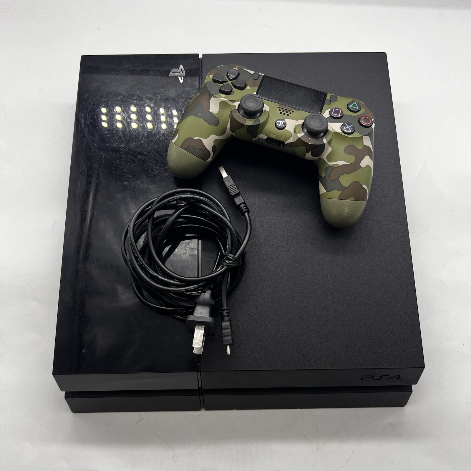Sony Playstation 4 500GB Black Console PS4 W/ Controller & Cords Tested & Ready