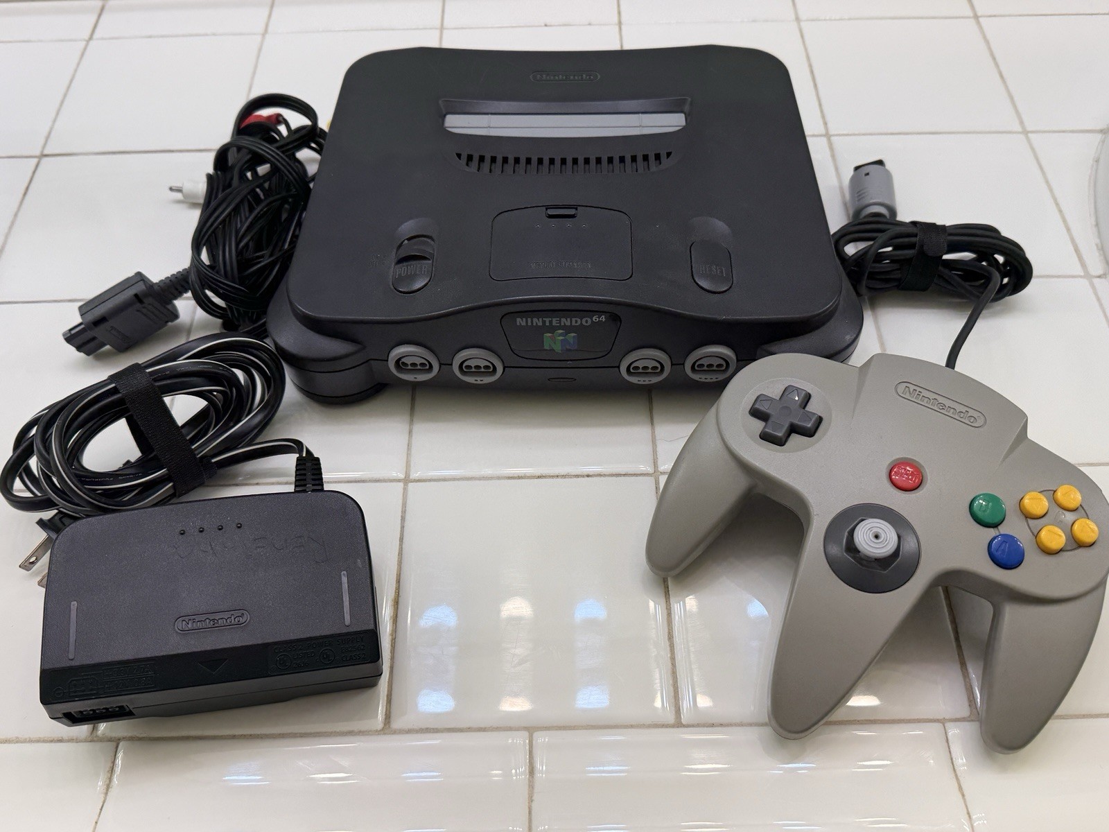Nintendo 64 System Bundle with OEM Accessories