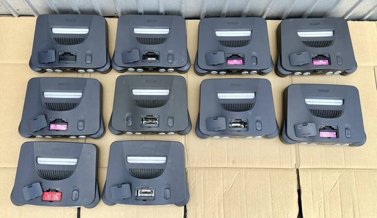Junk Lot 10 Nintendo 64 N64 Console Junk for parts Japanese